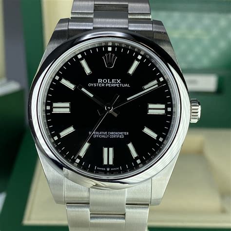 rolex oyster perpetual stainless see through back|Rolex Oyster Perpetual black price.